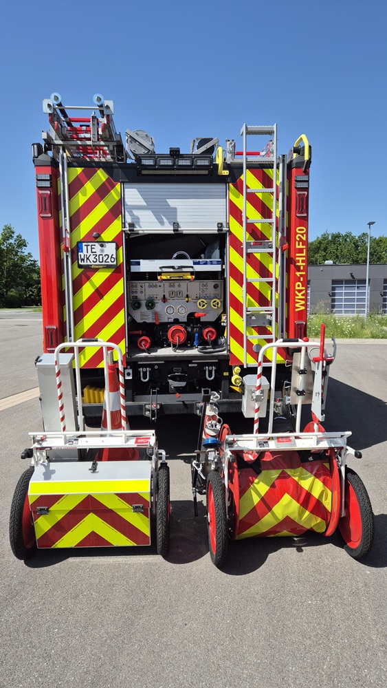 Rückseite des HLF 20, der Feuerwehr Westerkappeln