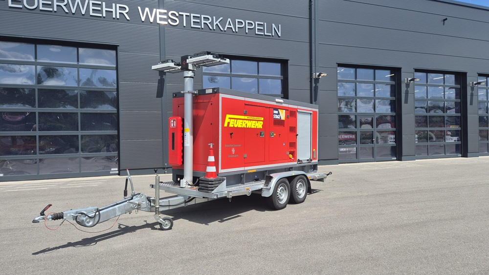 Notstromaggregat der Feuerwehr Westerkappeln, LZ Westerkappeln