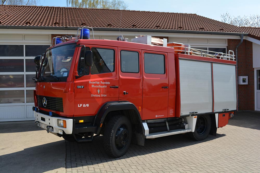 Löschgruppenfahrzeug 10 (LF 10) der Feuerwehr Westerkappeln, Löschzug Velpe, ehem. LF 8/6