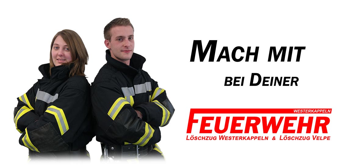 Mach mit in Deiner freiwilligen Feuerwehr Westerkappeln - Löschzug Westerkappeln & Löschzug Velpe